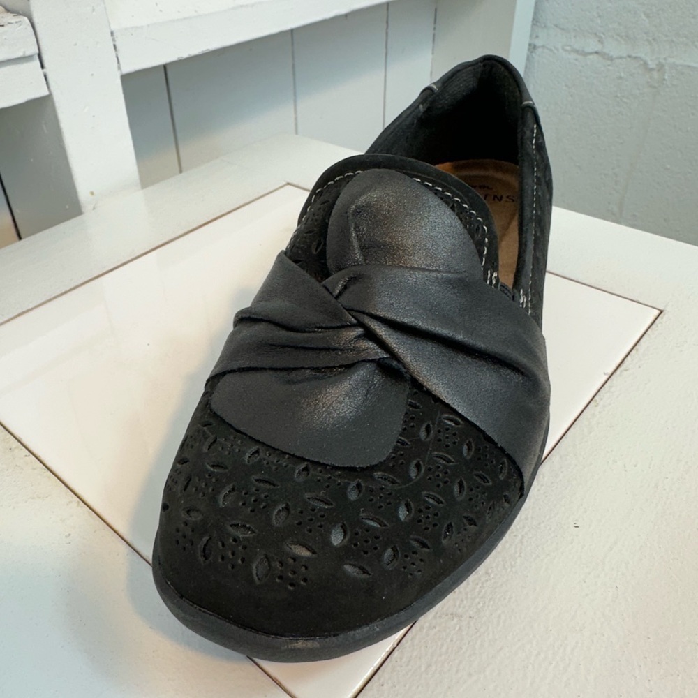 Earth Origins Finley Black Slip Ons Lightweight Loafer Comfort Flats Women’s 6.5 - Picture 7 of 13